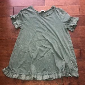 Altar’d State Ruffled Short Sleeve